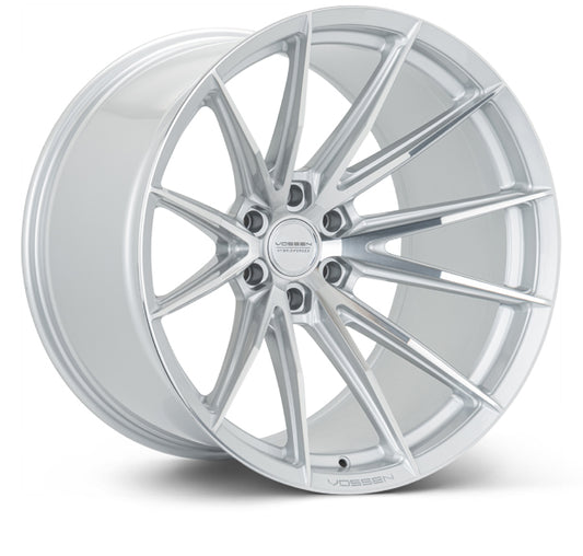 VOSSEN HFX-2 22X12 6X135 -44 OFFSET FORD F150 04-26 SILVER POLISHED