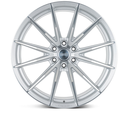 VOSSEN HFX-2 22X12 6X135 -44 OFFSET FORD F150 04-26 SILVER POLISHED