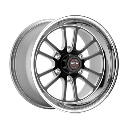 WELD S70HD 20X10 6X135 +36 OFFSET BLACK CENTER FORD F150 04-26