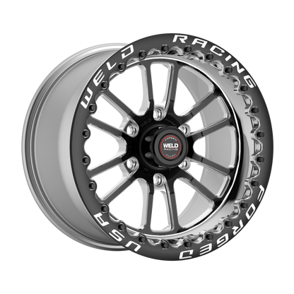 WELD S70 HD BEADLOCK 17X9.5 6X135 +24 OFFSET BLACK CENTER FORD F150 04-26