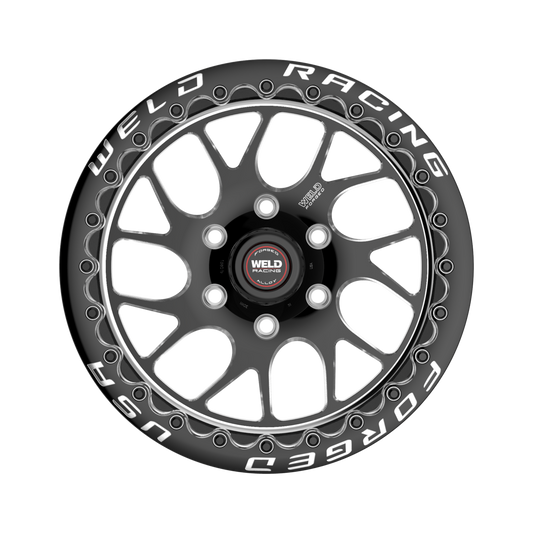 WELD S78 HD BEADLOCK 17X9.5 6X135 +24 OFFSET BLACK CENTER FORD F150 04-26