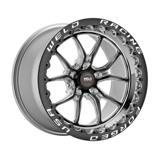 WELD S85 BEADLOCK 17X9.5 6X135 +24 OFFSET BLACK CENTER FORD F150 04-26