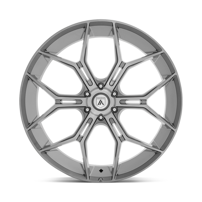 ASANTI WHEELS MONARCH TRUCK 22X9.5 6X135 +38 OFFSET TITANIUM BRUSHED FORD F150 04-26