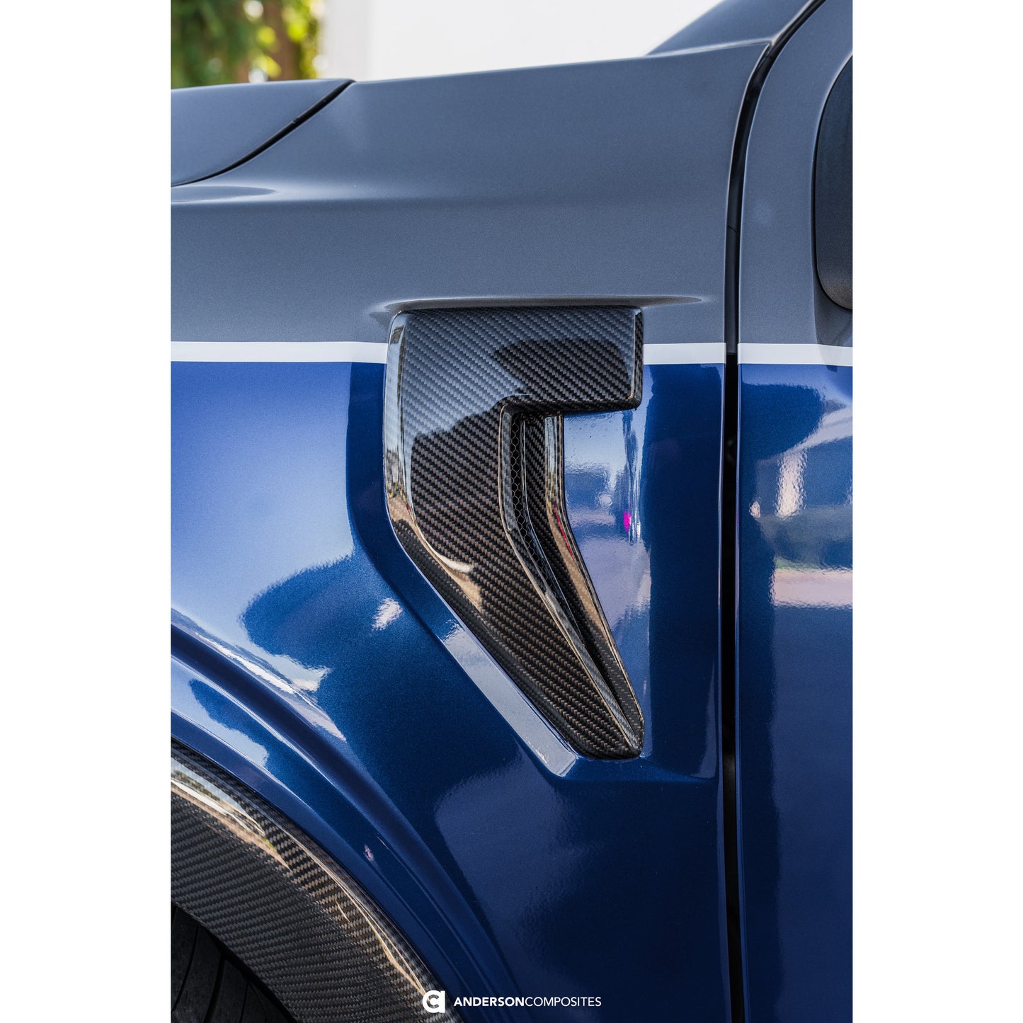 ANDERSON COMPOSITES CARBON FIBER FENDER VENTS FORD F150 21-25