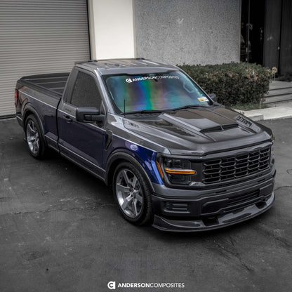 ANDERSON COMPOSITES CARBON FIBER HOOD TYPE AB FORD F150 21-25