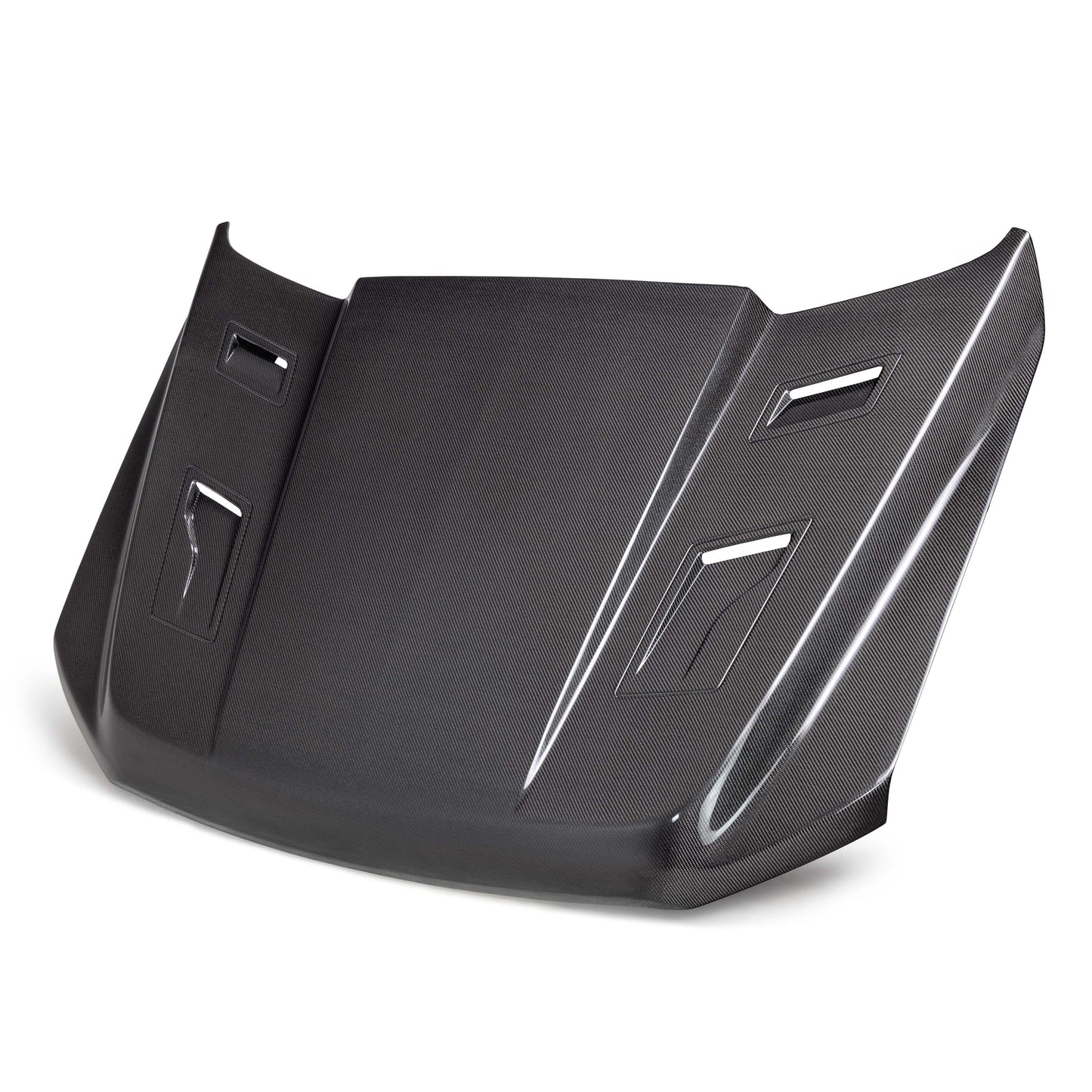 ANDERSON COMPOSITES CARBON FIBER HOOD TYPE AT FORD F150 21-26