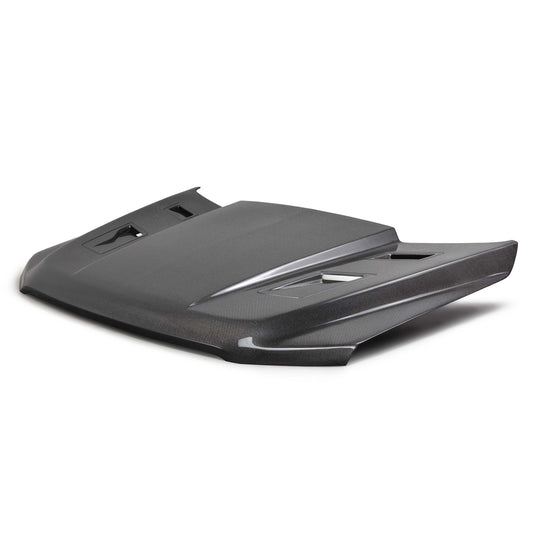 ANDERSON COMPOSITES CARBON FIBER HOOD TYPE AT FORD F150 21-26