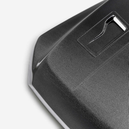 ANDERSON COMPOSITES CARBON FIBER HOOD TYPE AT FORD F150 21-26