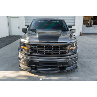 ANDERSON COMPOSITES CARBON FIBER HOOD TYPE CJ FORD F150 21-25