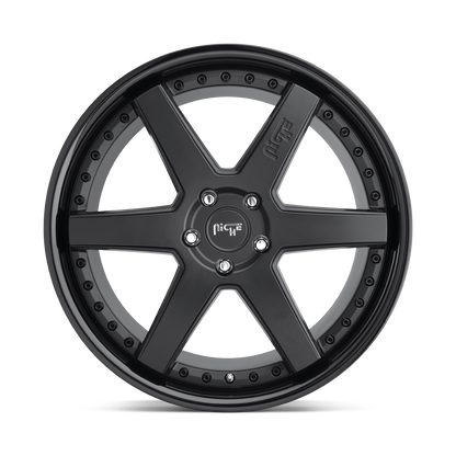 NICHE WHEELS ALTAIR 22X10 6X135 +30 OFFSET GLOSS AND MATTE BLACK FORD F150 04-26