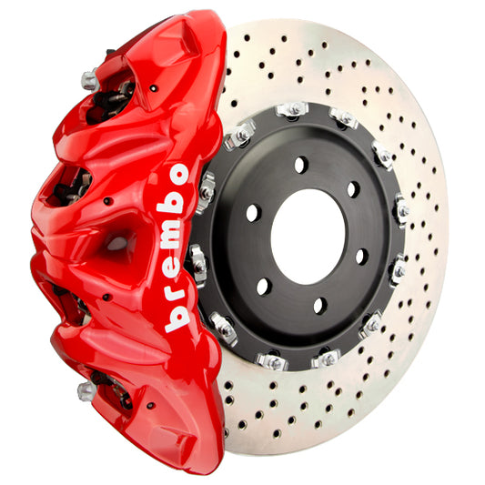 BREMBO 8 PISTON GT FRONT BRAKE SYSTEM FORD F150 21+ 2WD/4WD CROSS DILLED