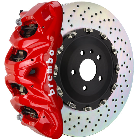 BREMBO 8 PISTON GT FRONT BRAKE SYSTEM FORD F150 15-20 2WD/4WD CROSS DILLED