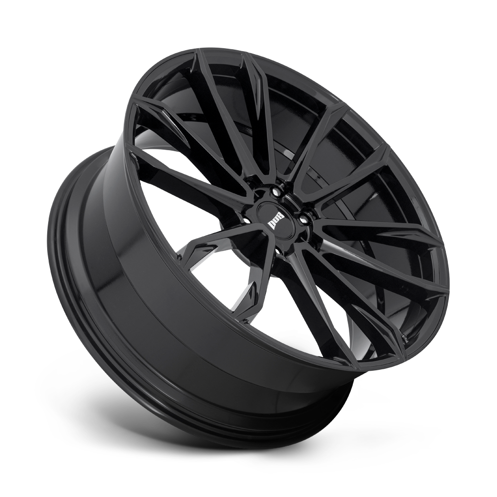 DUB WHEELS CLOUT 24X10 6X135 +30 OFFSET GLOSS BLACK FORD F150 04-26