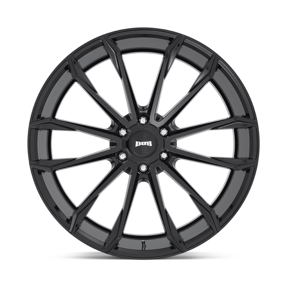 DUB WHEELS CLOUT 24X10 6X135 +30 OFFSET GLOSS BLACK FORD F150 04-26