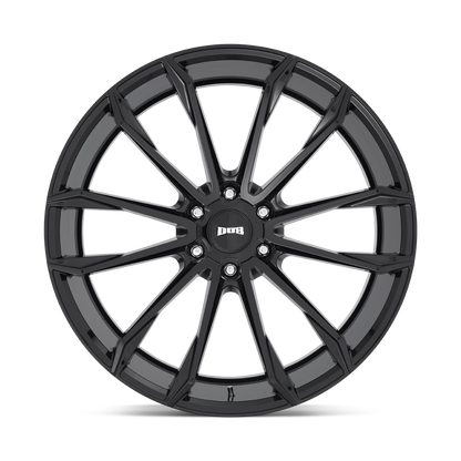 DUB WHEELS CLOUT 24X10 6X135 +30 OFFSET GLOSS BLACK FORD F150 04-26