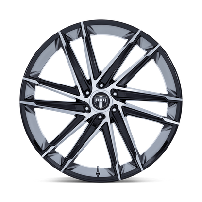 DUB WHEELS BLAZE 26X10 6X135 +30 OFFSET GLOSS BLACK W/ MACHINED FACE FORD 150 04-26