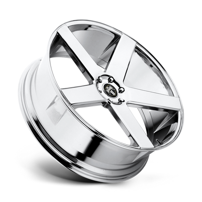 DUB WHEELS BALLER 22X9.5 6X135 +31 OFFSET CHROME FORD F150 04-26