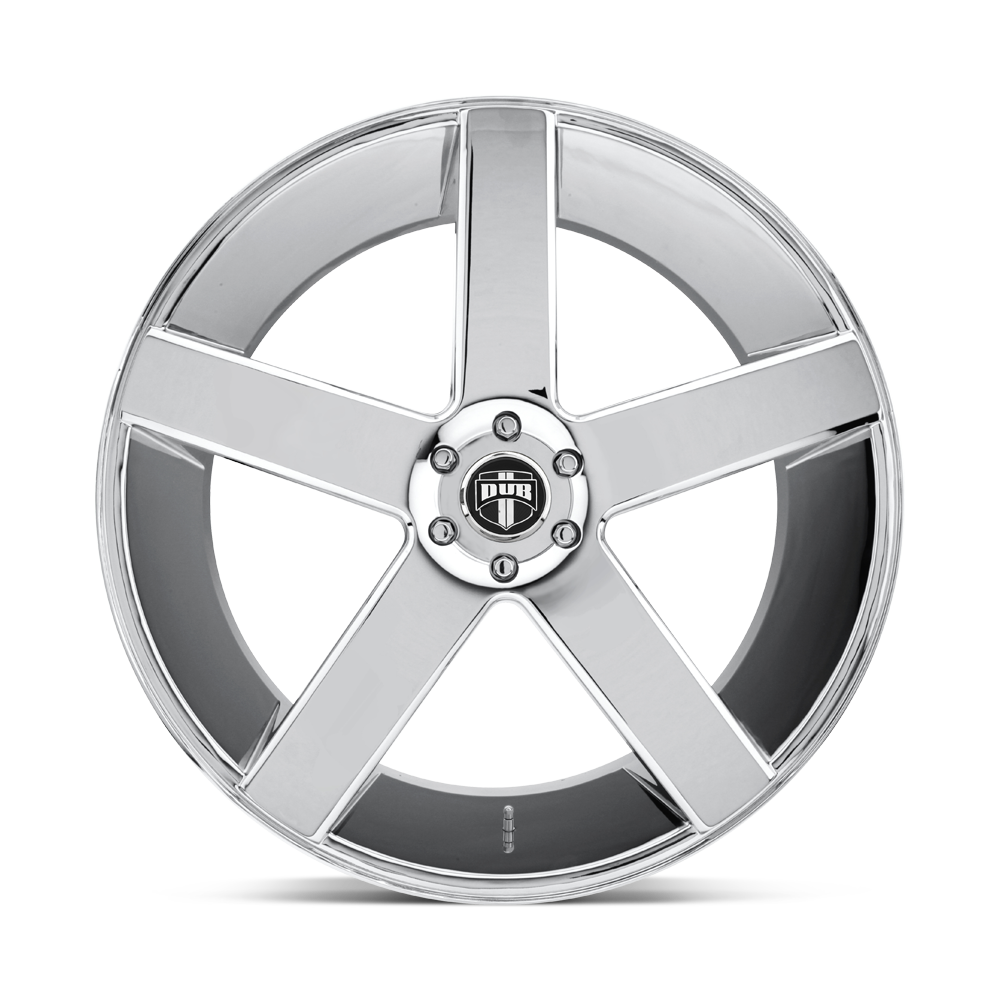 DUB WHEELS BALLER 22X9.5 6X135 +31 OFFSET CHROME FORD F150 04-26