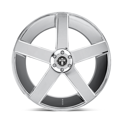 DUB WHEELS BALLER 22X9.5 6X135 +31 OFFSET CHROME FORD F150 04-26