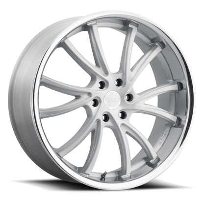 EVOK EV03 24X10 6X135 +30 OFFSET FORD F150 04-PRESENT FULLY BRUSHED W/ STAINLESS LIP
