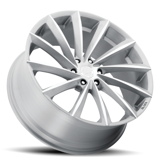 EVOK EV04 24X10 6X135 +30 OFFSET FORD F150 04-PRESENT FULLY BRUSHED MACHINED POLISH FACE