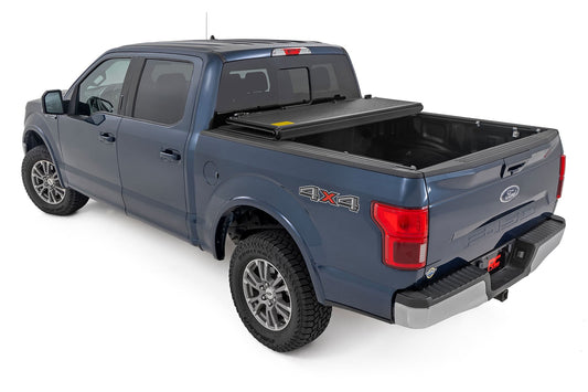 ROUGH COUNTRY HARD LOW PROFILE BED COVER FORD F150 21-26