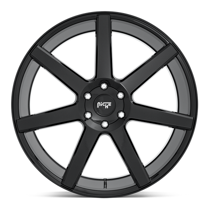 NICHE WHEELS FUTURE 20X9.5 6X135 +30 OFFSET GLOSS BLACK FORD F150 04-26