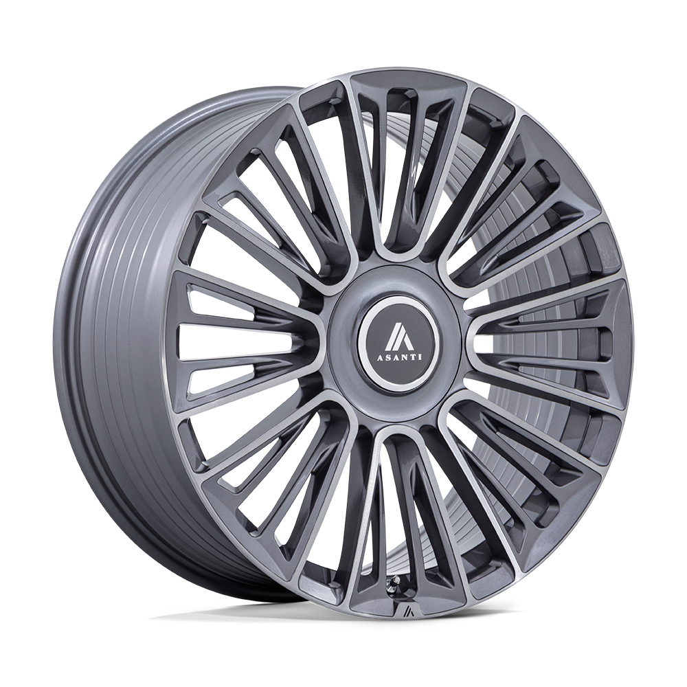 ASANTI WHEELS PREMIER 26X10 6X135 +30 OFFSET ANTHRACITE BRUSHED FORD F150 04-26