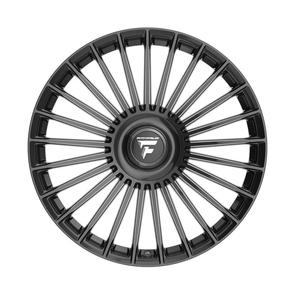 FITTIPALDI WHEELS FS370 22X9.5 6X135 +25 OFFSET GLOSS BLACK FORD F150 04-26