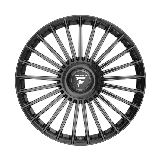 FITTIPALDI WHEELS FS370 22X9.5 6X135 +25 OFFSET GLOSS BLACK FORD F150 04-26