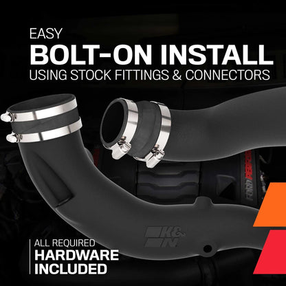 K&N FILTERS INLET PIPES ROTO MOLD TUBE FORD F150 21-26 3.5L