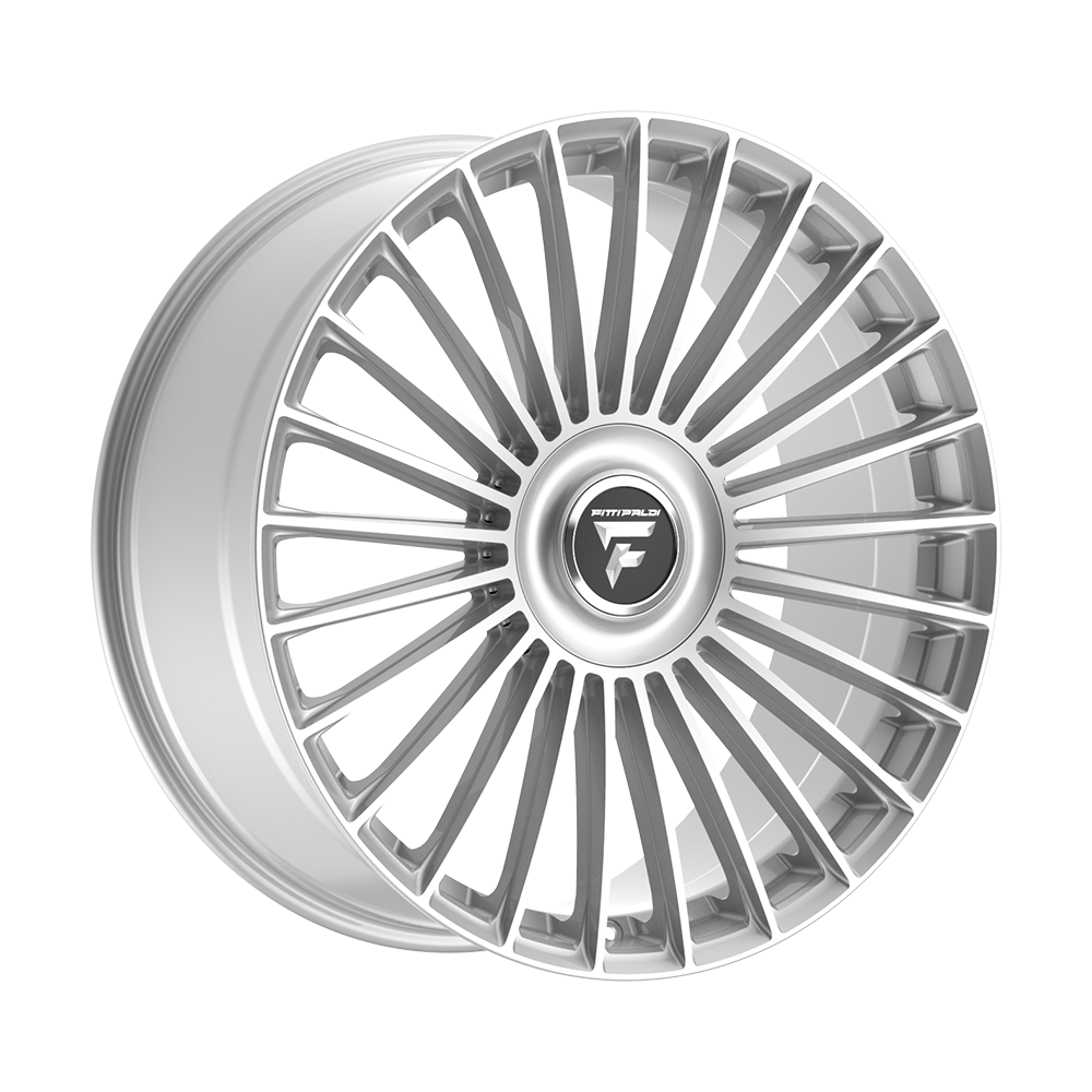 FITTIPALDI WHEELS FS370 22X9.5 6X135 +25 OFFSET HYPER SILVER FORD F150 04-26
