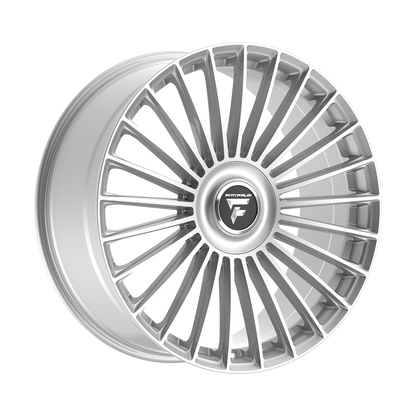 FITTIPALDI WHEELS FS370 22X9.5 6X135 +25 OFFSET HYPER SILVER FORD F150 04-26