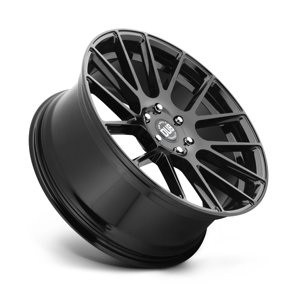 DUB WHEELS LUXE 22X9.5 6X135 +30 OFFSET GLOSS BLACK FORD F150 04-26