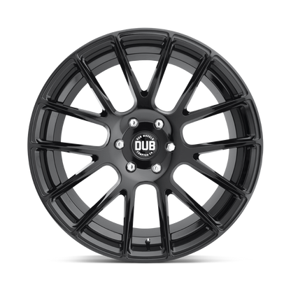 DUB WHEELS LUXE 22X9.5 6X135 +30 OFFSET GLOSS BLACK FORD F150 04-26