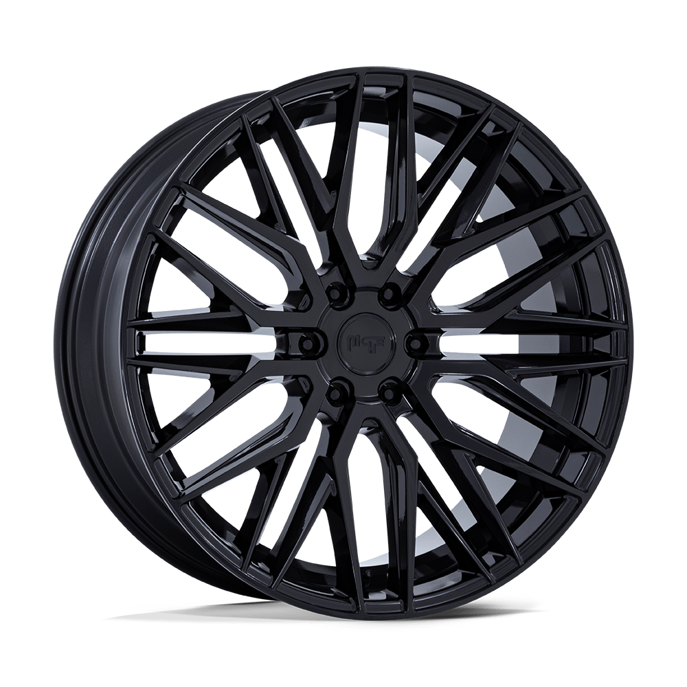 NICHE WHEELS GAMMA 24X10 6X135 +30 OFFSET GLOSS BLACK FORD F150 04-26