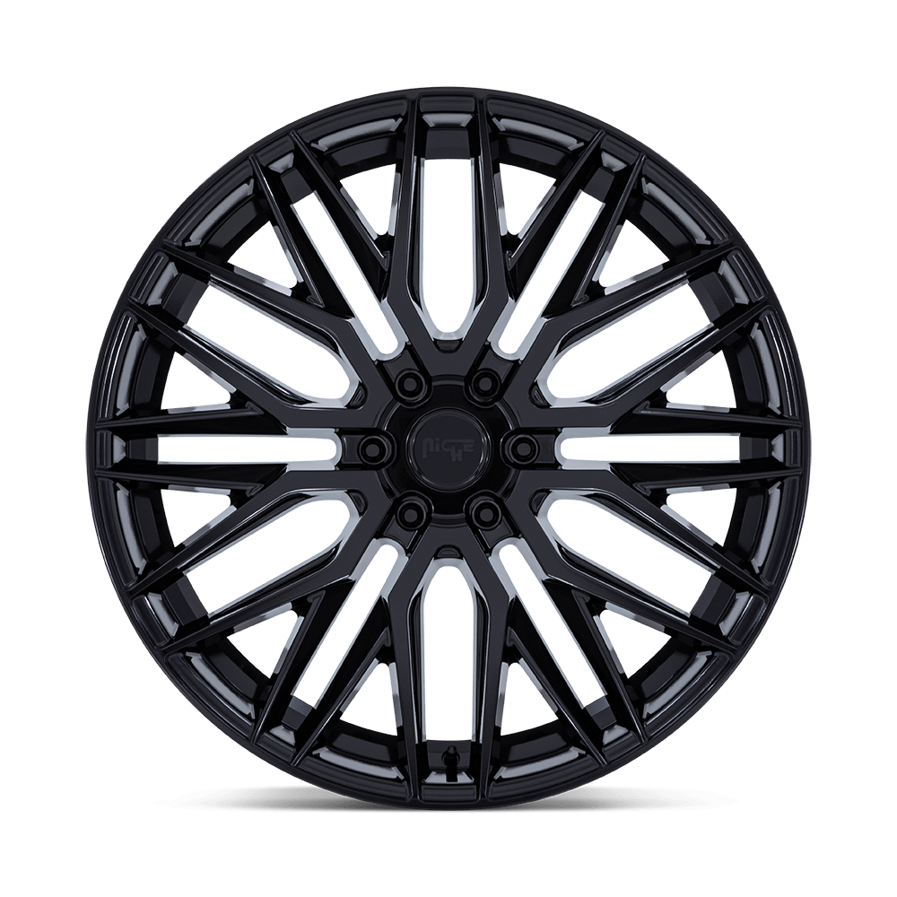 NICHE WHEELS GAMMA 24X10 6X135 +30 OFFSET GLOSS BLACK FORD F150 04-26