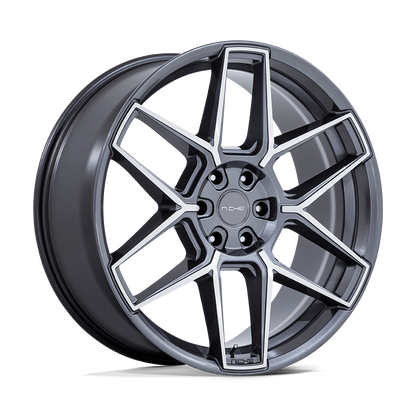 NICHE WHEELS RISE 24X10 6X135 +30 OFFSET ANTHRACITE W/ MACHINED FACE FORD F150 04-26