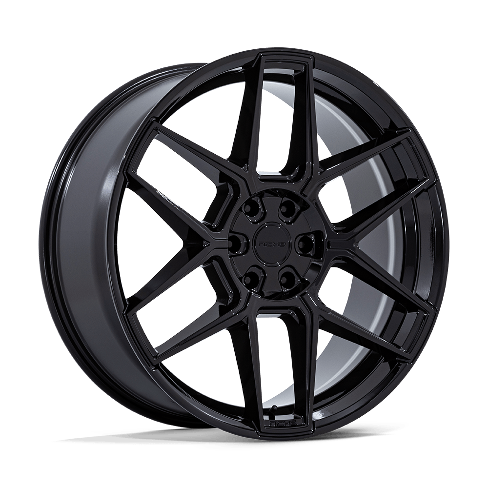 NICHE WHEELS RISE 24X10 6X135 +30 OFFSET GLOSS BLACK FORD F150 04-26