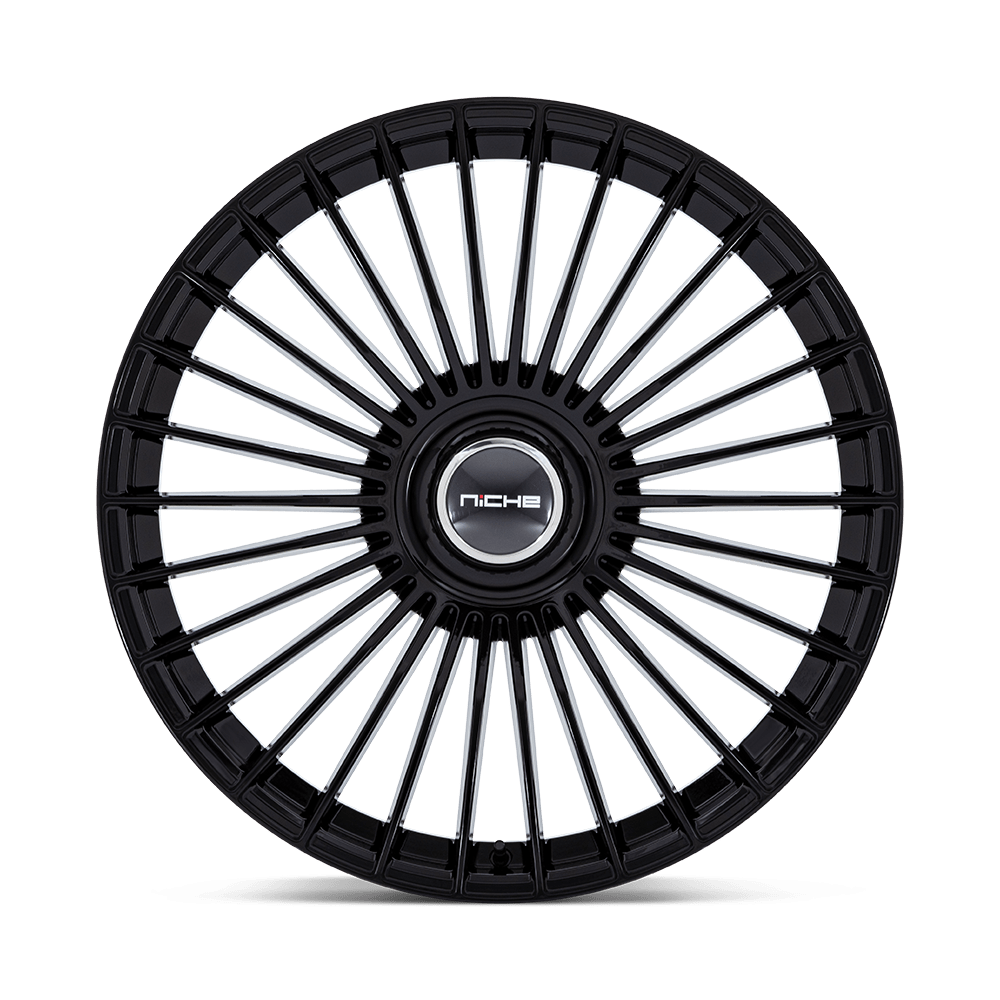 NICHE WHEELS SERENE 22X10 6X135 +30 OFFSET GLOSS BLACK FORD F150 04-26