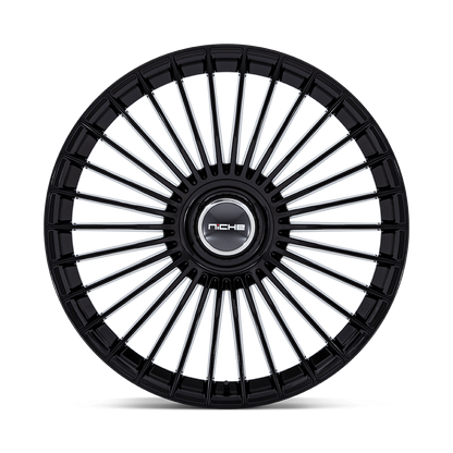 NICHE WHEELS SERENE 22X10 6X135 +30 OFFSET GLOSS BLACK FORD F150 04-26