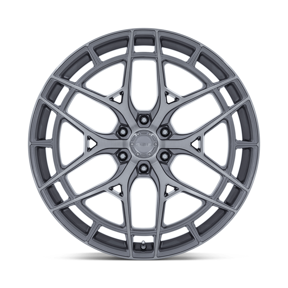 NICHE WHEELS ADRIA 24X10 6X135 +30 OFFSET PLATINUM W/BRUSHED FACE FORD F150 04-26