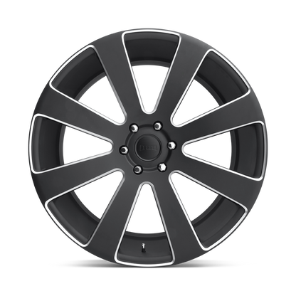 DUB WHEELS 8 BALL 24X10 6X135 +30 OFFSET MATTE BLACK MILLED FORD F150 04-26