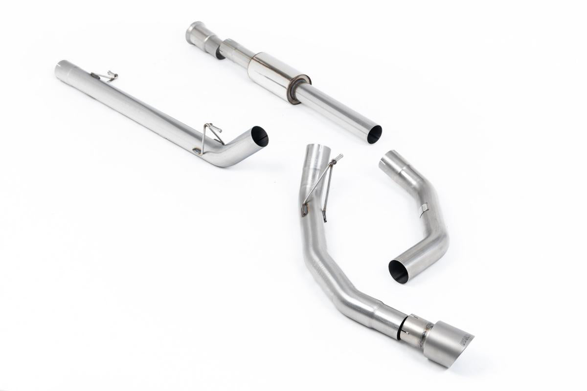 MILLTEK RACE ROAD+ CAT BACK EXHAUST FORD F150 SUPERCREW 21+ 5.0L V8