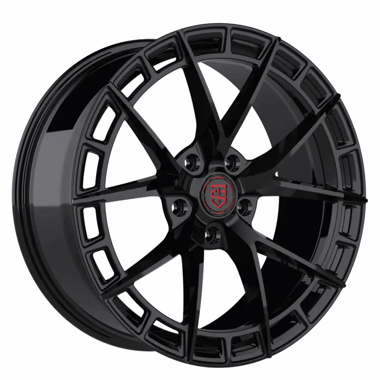 TIS MOTORSPORTS 504B 22X10 6X135 +24 OFFSET GLOSS BLACK FORD F150 04-26