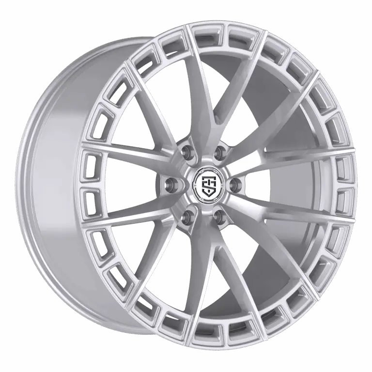 TIS MOTORSPORTS 504MS 22X10 6X135 +24 OFFSET GLOSS SILVER W/MACHINED FACE FORD F150 04-26