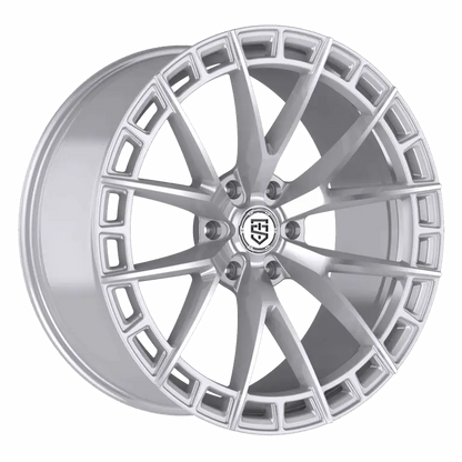 TIS MOTORSPORTS 504MS 22X10 6X135 +24 OFFSET GLOSS SILVER W/MACHINED FACE FORD F150 04-26