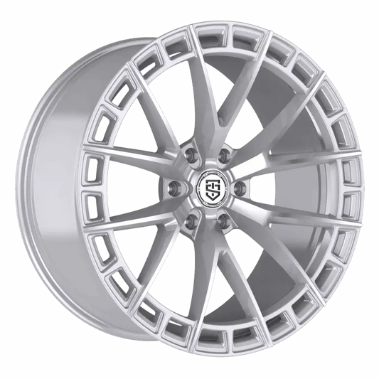 TIS MOTORSPORTS 504MS 22X10 6X135 +24 OFFSET GLOSS SILVER W/MACHINED FACE FORD F150 04-26