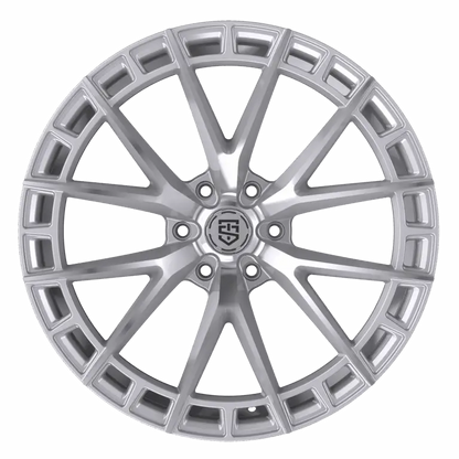 TIS MOTORSPORTS 504MS 22X10 6X135 +24 OFFSET GLOSS SILVER W/MACHINED FACE FORD F150 04-26