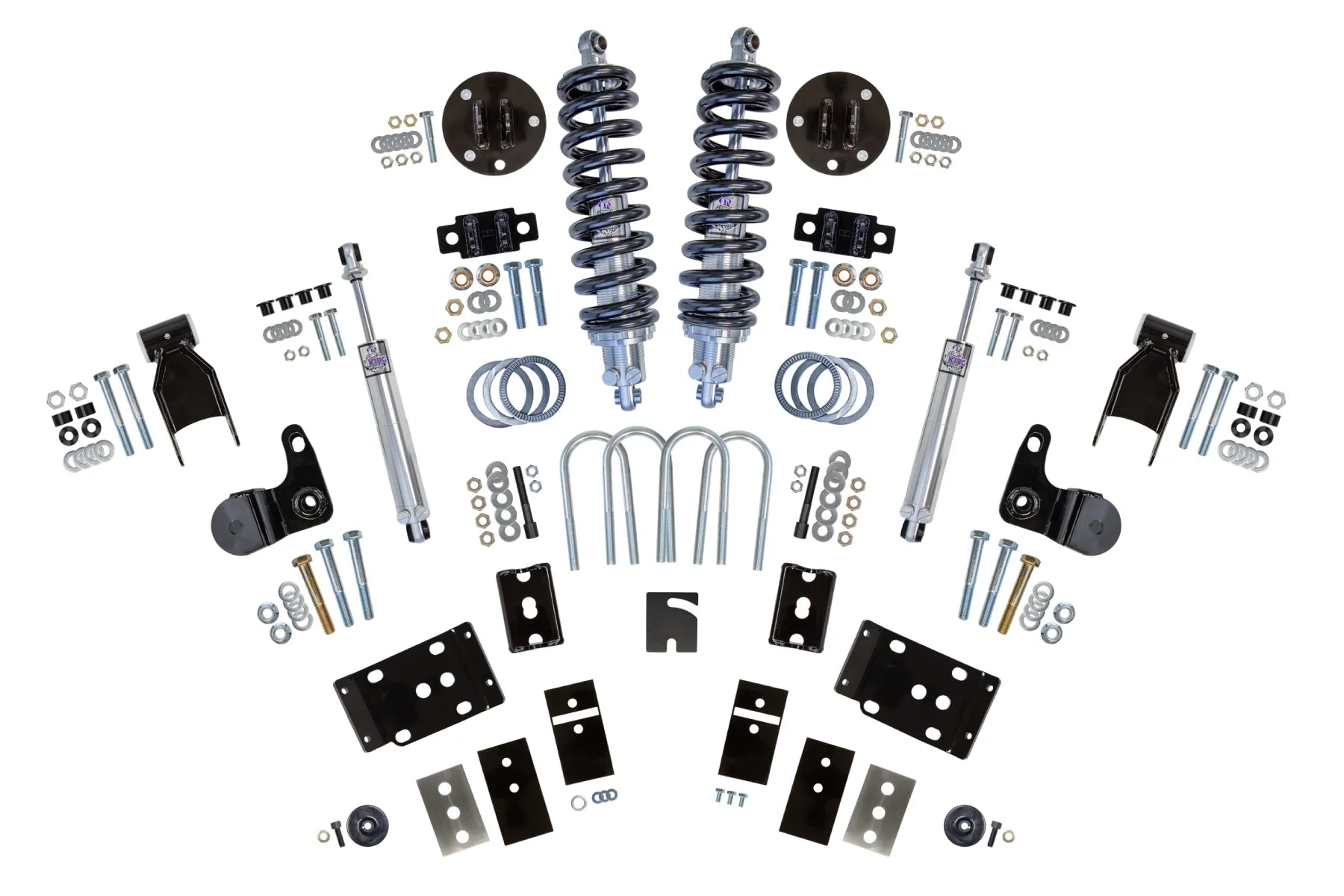 UMI Performance - 2015-2024 Ford F-150 Complete Lowering Kit, Adjustable Height, 2WD/4WD